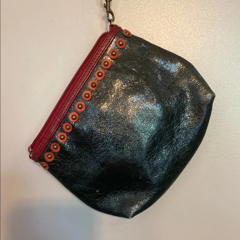Isabella Fiore Embroidered Wristlet Clutch